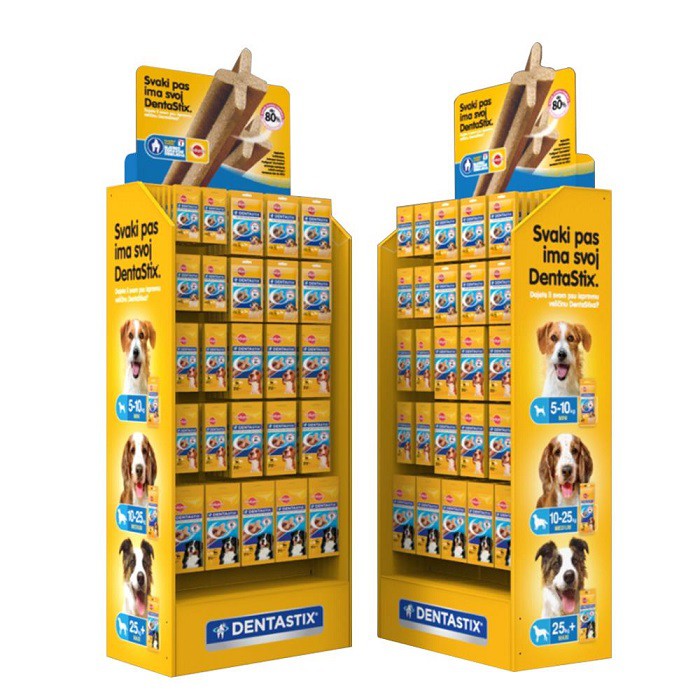Cardboard food display stand 10