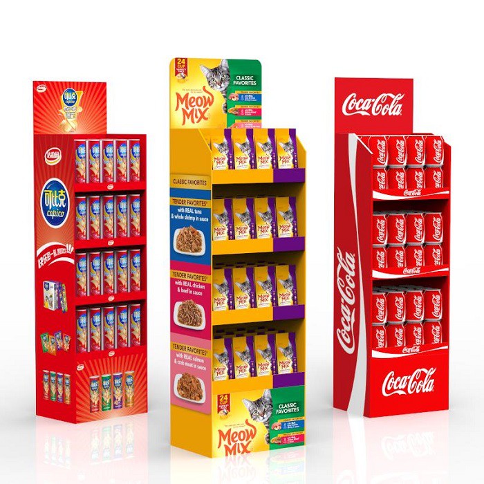 Cardboard food display stand 13