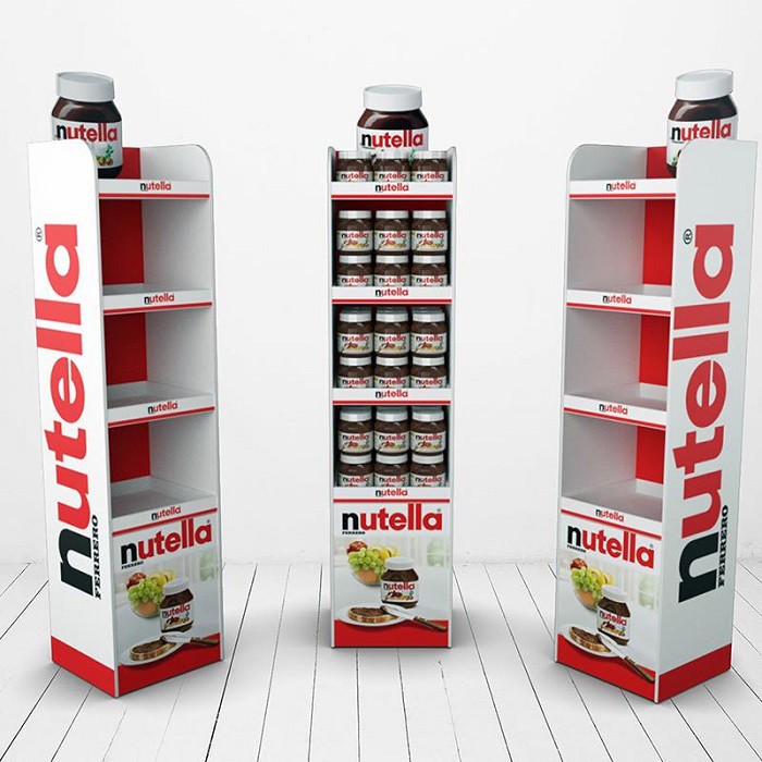 Cardboard food display stand 11