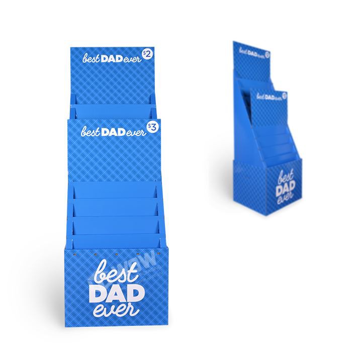 Bespoke ​Greeting Card Floor Cardboard Display Rack